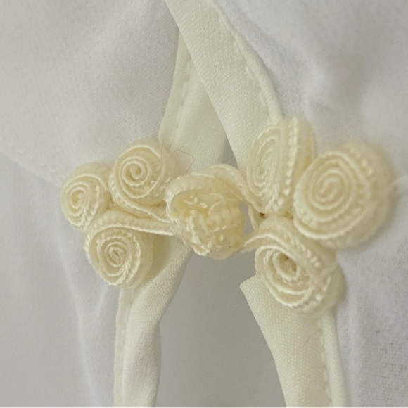 Two Piece Dress Birds & Bamboo Sheath with Duster Mandarin Collar L (StyleWe XL) - Picture 7 of 16